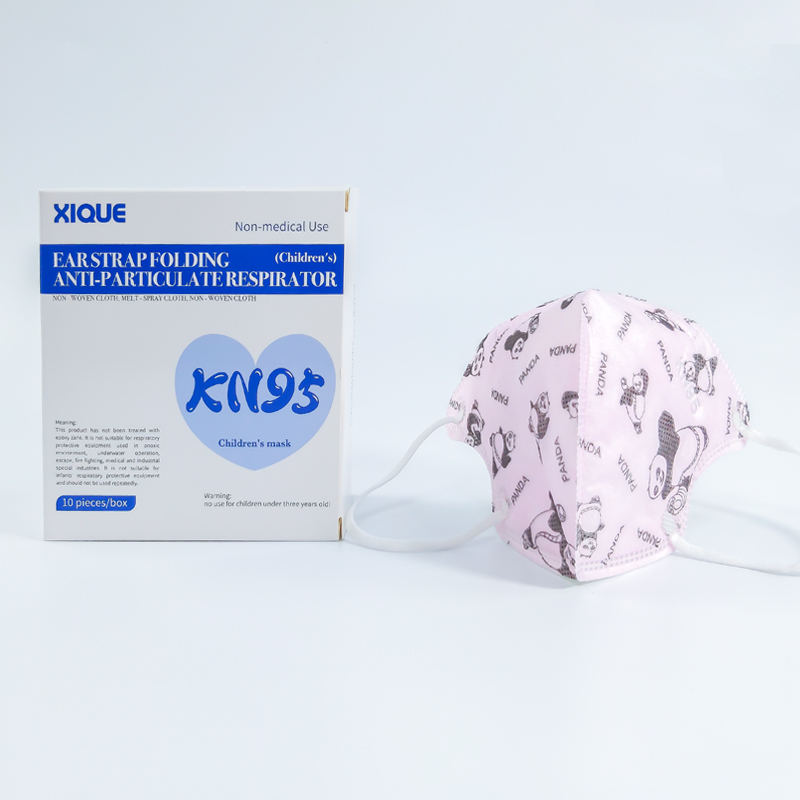 Anti Pollution N95 Kids Mask Folded Respirator Dust Protective Mask for Children