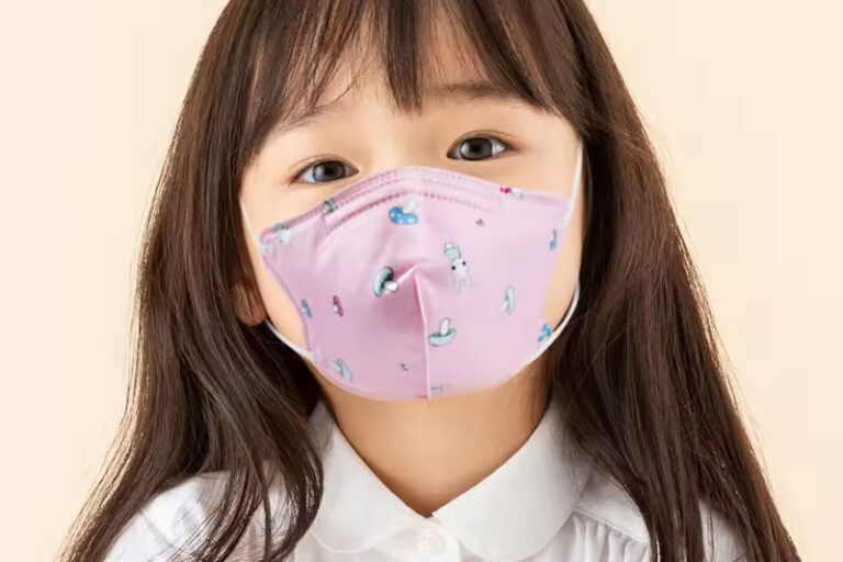 Anti Pollution N95 Kids Mask Folded Respirator Dust Protective Mask for Children