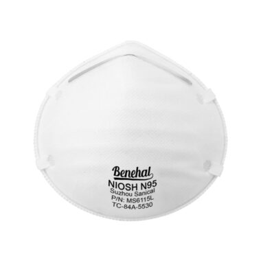2025 Unisex N95 Disposable Dustproof Nonwoven Protective Mask with Independent Packaging