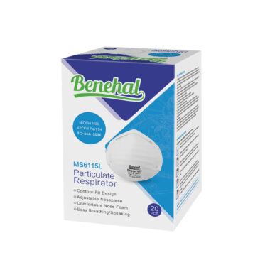 2025 Unisex N95 Disposable Dustproof Nonwoven Protective Mask with Independent Packaging