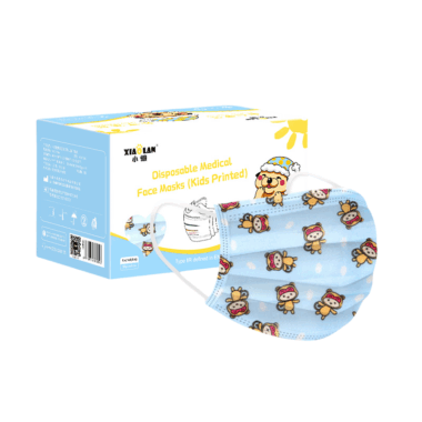 Disposable Children's 3-Layer Printed Surgical Face Mask OEM ODM Custom Design