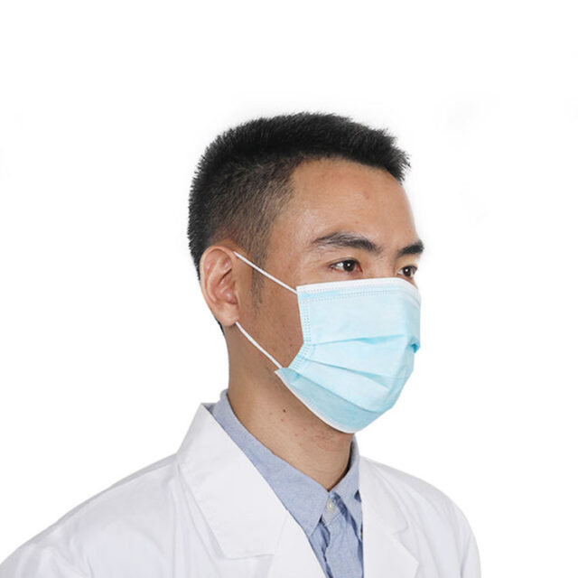 Effective Protection Disposable 3Ply Layered Face Shield Mask