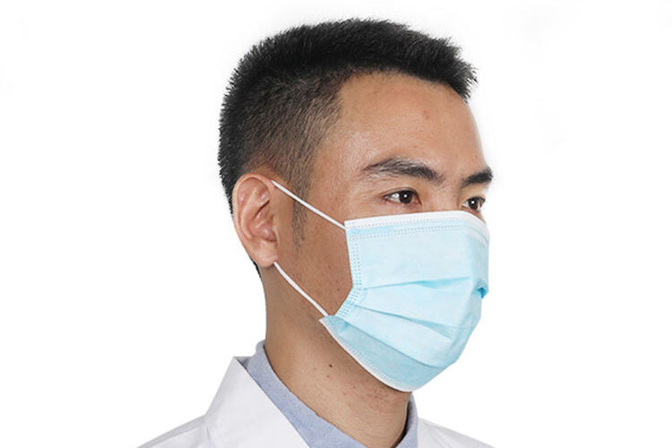 Effective Protection Disposable 3Ply Layered Face Shield Mask