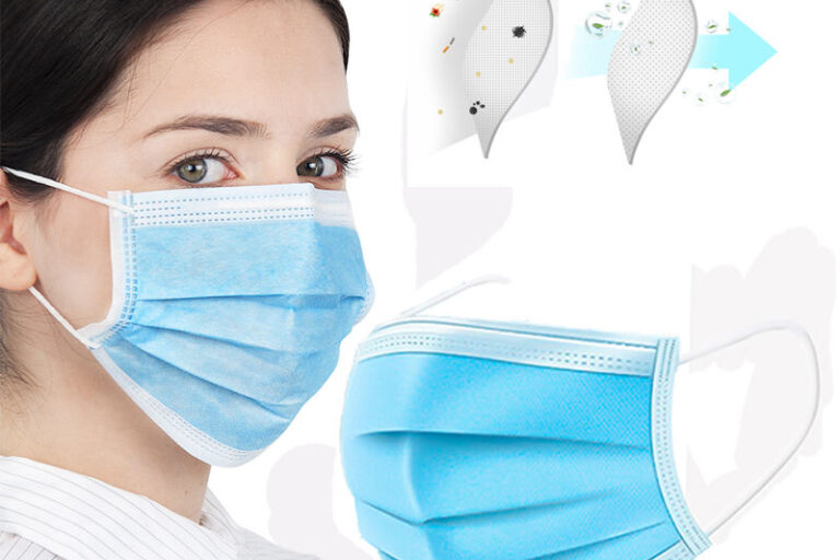 3 Ply Fashion PPE Non-Woven Type IIR Disposable Face Mask Box of 50