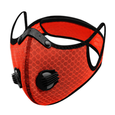 Reusable N95 Face Mask Washable Black Anti Dust Cycling Mask with Valve Air Filter