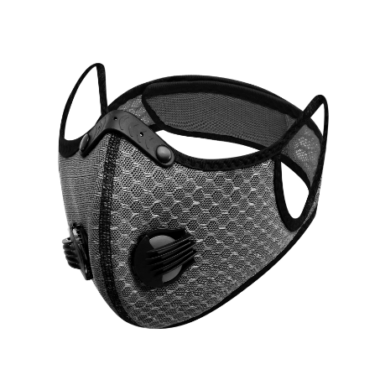 Reusable N95 Face Mask Washable Black Anti Dust Cycling Mask with Valve Air Filter