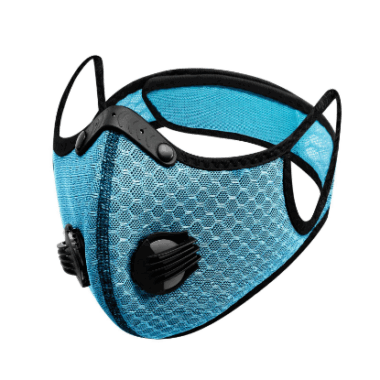 Reusable N95 Face Mask Washable Black Anti Dust Cycling Mask with Valve Air Filter