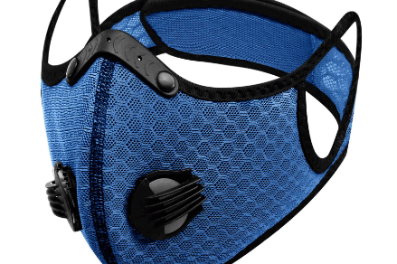 Reusable N95 Face Mask Washable Black Anti Dust Cycling Mask with Valve Air Filter (4) Reusable N95 Face Mask Washable Black Anti Dust Cycling Mask with Valve Air Filter