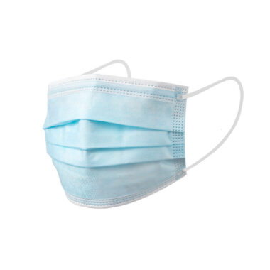  Three-Player Disposable Respirators & Masks Black with Blue